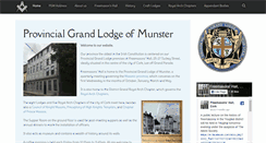 Desktop Screenshot of munsterfreemason.com